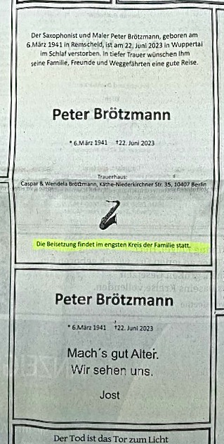 Brotzmann Anzeige   1